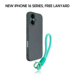 iPhone Lanyard Series | Carbon Fiber Frosted Ultra-Thin Phone Case