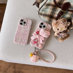 iPhone Lanyard Series | Bow Hello Kitty Phone Case