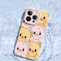 iPhone Lanyard Series | Butter Bear Liquid Silicone MagSafe Phone Case