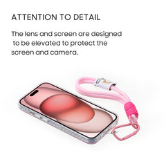 iPhone Lanyard Series | Ballet Style Bow Electroplating Phone Case