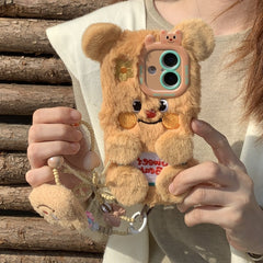 iPhone Lanyard Series | Butter Bear Plush Phone Case