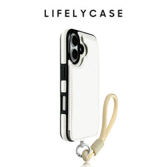 iPhone Lanyard Series | Card Holder Design Leather Phone Case