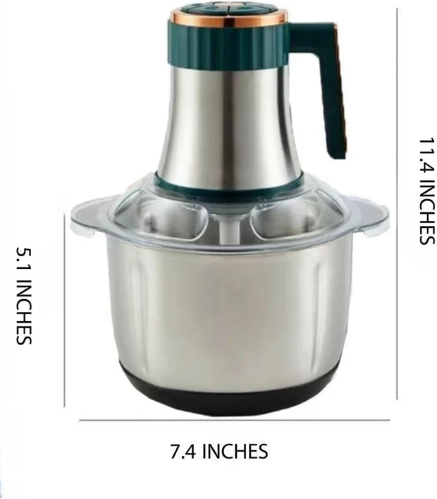 *PowerPro 5L Multi-Food Processor™ – Heavy-Duty Electric Meat Grinder &amp; Dough Maker*
