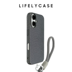 iPhone Lanyard Series | Carbon Fiber Frosted Ultra-Thin Phone Case