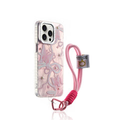 iPhone Lanyard Series | Ballet Style Bow Electroplating Phone Case