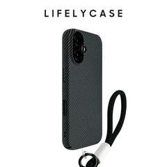 iPhone Lanyard Series | Carbon Fiber Frosted Ultra-Thin Phone Case