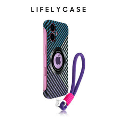 iPhone Lanyard Series | Carbon Fiber MagSafe Magnetic Phone Case