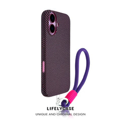 iPhone Lanyard Series | Carbon Fiber Frosted Ultra-Thin Phone Case