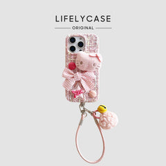 iPhone Lanyard Series | Bow Hello Kitty Phone Case